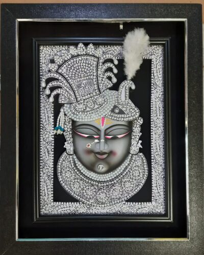 Shree Nath Ji 3D Gold/Silver Work - Image 2