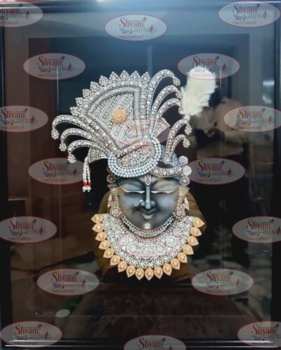 Shree Nath Ji 3D Gold/Silver Work - Image 5